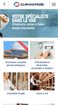 Mobile Screenshot of climvarfroid.com